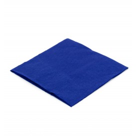 Serviette Papier à Cocktail 20x20 Bleu (100 Unités)