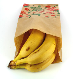 Sac Fruit Kraft 14+7x28cm (1000 Utés)