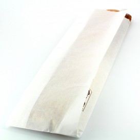 Papieren zak wit 9+5x32cm (250 stuks) 