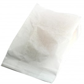 Papieren voedsel zak wit 18+7x32cm (1000 stuks)